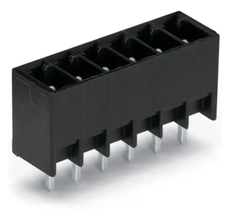 Produktfoto 1 von WAGO 714 Header Gerade, 14-polig / 1-reihig, Raster 3.5mm, Ummantelt