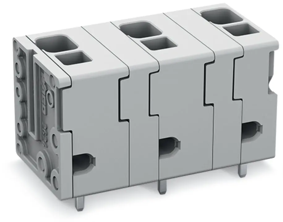 Produktfoto 1 von WAGO 2624 Leiterplattensteckverbinder / Stecker, THT, 3-polig / 1-reihig, Raster 11.5mm