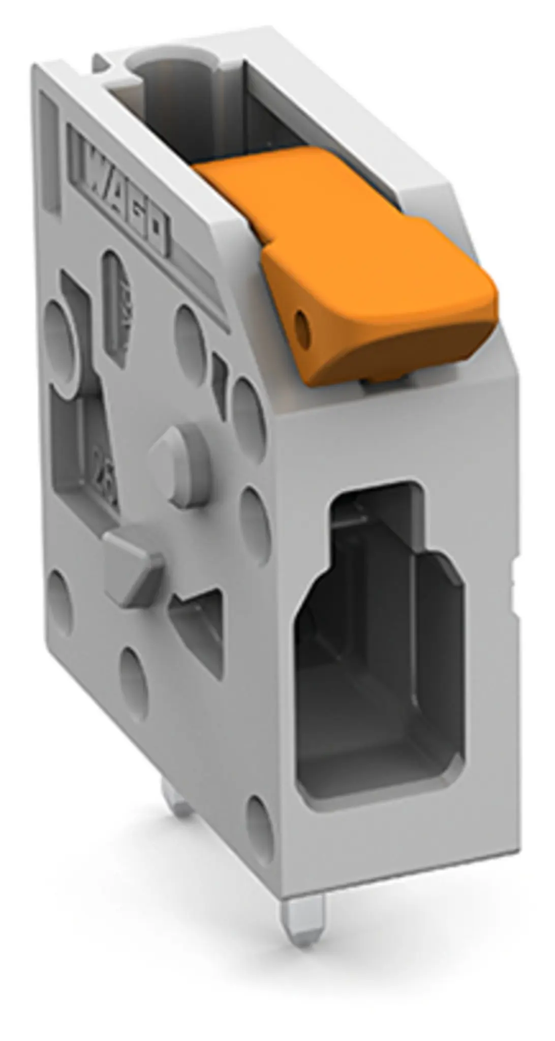 WAGO 2604 Leiterplattensteckverbinder / Stecker, für Durchsteckmontage, 1-polig / 2-reihig, Raster 5mm