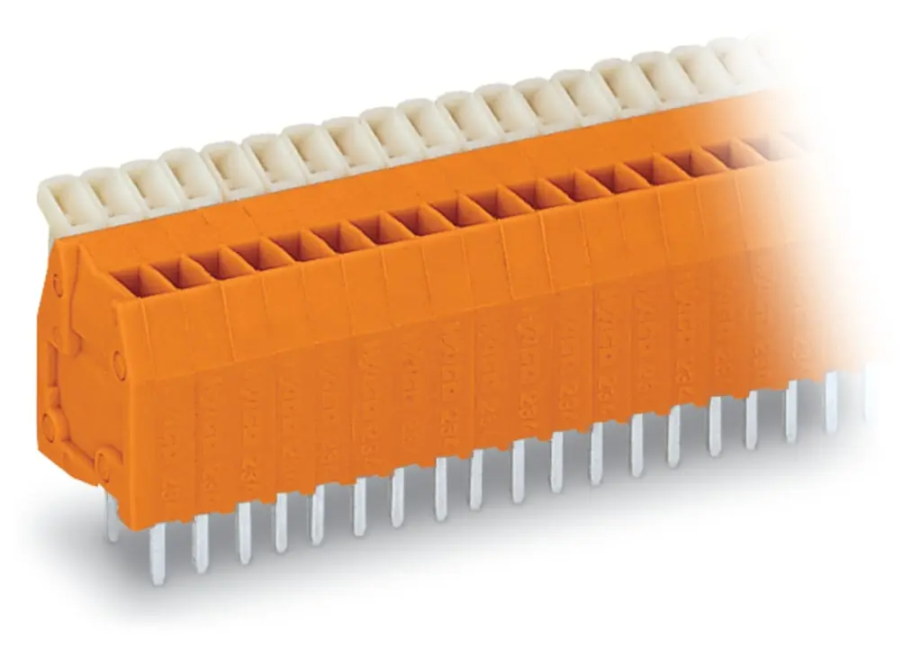 WAGO 234 Printklemme / Stecker, für Durchsteckmontage, 3-polig / 1-reihig, Raster 2.54mm