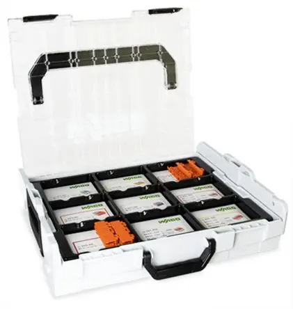 Produktfoto 1 von WAGO 887 Anschluss, Parallelverbinder, Mehrfarbig, Ges.L 118mm, 12 AWG max.
