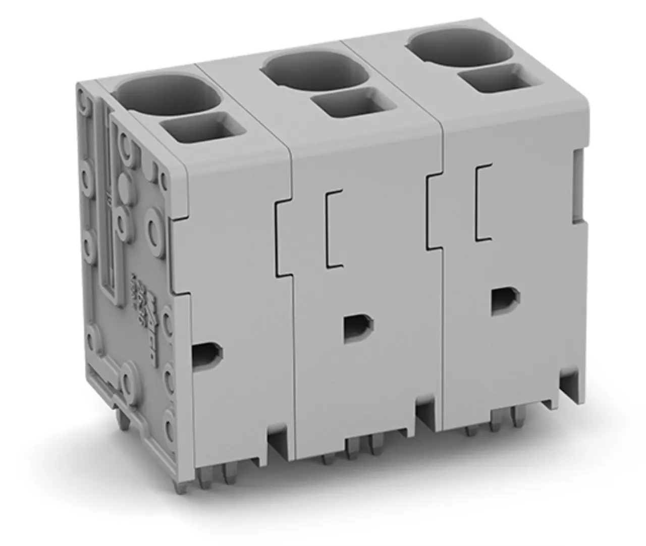 Produktfoto 1 von WAGO 2636 Leiterplattensteckverbinder / Stecker, THT, 4-polig / 1-reihig, Raster 15mm