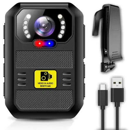 Produktfoto 1 von RS PRO Bodycam, Beide IP67, 1920 x 1080 pixel x 79 mm