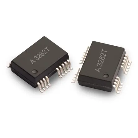 Produktfoto 1 von Broadcom ACFJ-3262, AEC-Q100 Oberfläche 2 Optokoppler DC-In, 18-Pin SO, Isolation 5000 V eff.