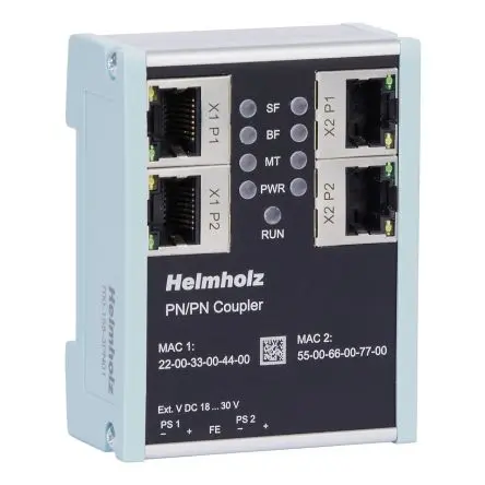 Produktfoto 1 von Helmholz GmbH & Co. KG, 158-3PN Kupplung, RJ45, 4 -Port, L 76 mm, Typ PN/PN-Koppler