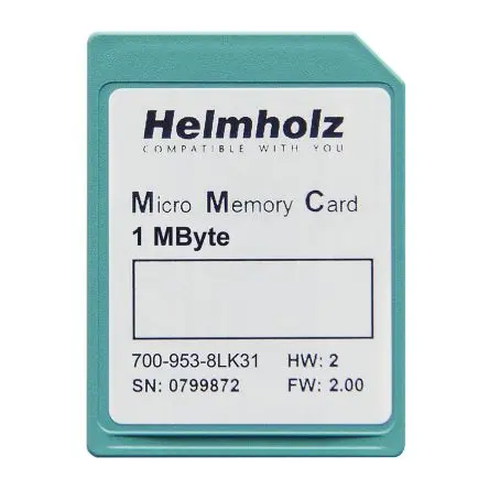 Produktfoto 1 von Helmholz GmbH & Co. KG 953-8LK MicroSD Micro-Speicherkarte für serie 300