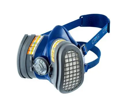 GVS Elipse Atmenschutz-Halbmaske Ersatzfilter inkludiert M/L, Atmenschutz-Halbmaske, Blau