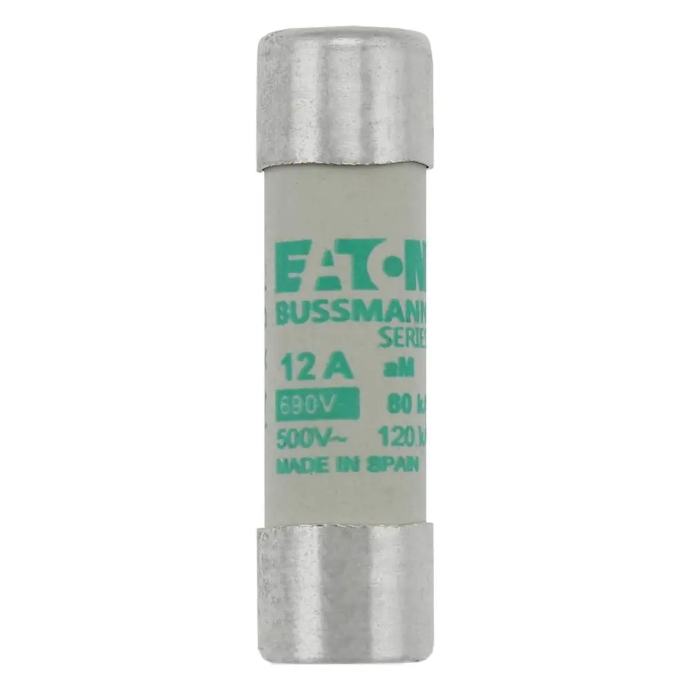 Produktfoto 1 von Eaton Eaton Bussmann Patronensicherung AM / 12 A 14 x 51 mm 690V Keramik