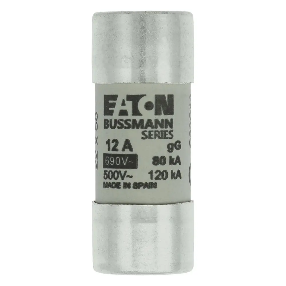 Produktfoto 1 von Eaton Eaton Bussman Patronensicherung / 12 A 22 x 58 mm 690V gG, gL