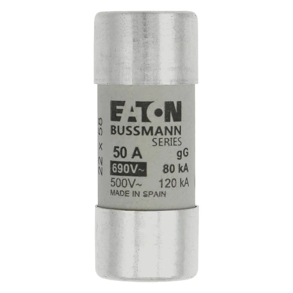 Produktfoto 1 von Eaton Eaton Bussman Patronensicherung / 50 A 22 x 58 mm 690V gG, gL