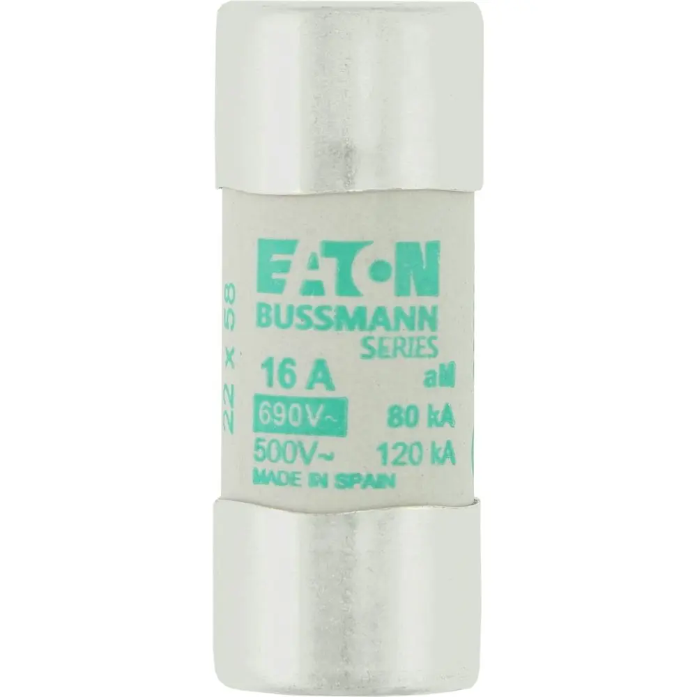 Produktfoto 1 von Eaton Eaton Bussmann Patronensicherung AM / 16 A 22 x 58 mm 690V Keramik