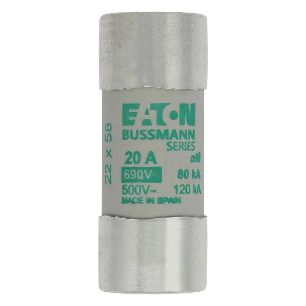 Produktfoto 1 von Eaton Patronensicherung AM / 20 A 22 x 58 mm 690V Keramik Motorschutz-Zubehör