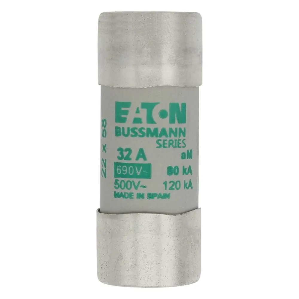 Produktfoto 1 von Eaton C22M Patronensicherung AM / 32 A 22 x 58 mm 690V Keramik Motorschutz-Zubehör