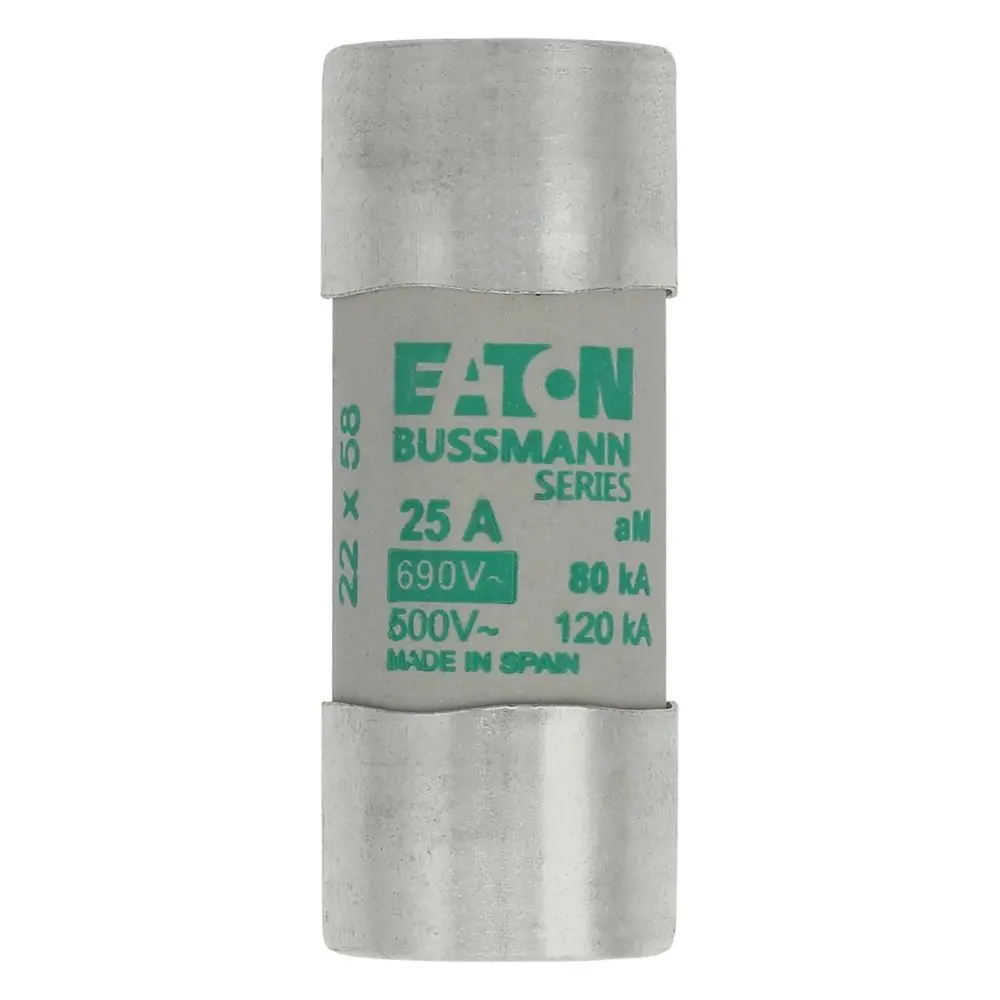 Produktfoto 1 von Eaton Patronensicherung AM / 25 A 22 x 58 mm 690V Keramik Motorschutz-Zubehör
