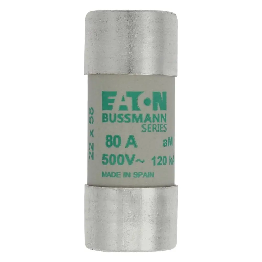 Produktfoto 1 von Eaton Patronensicherung AM / 80 A 22 x 58 mm 500V Keramik Motorschutz-Zubehör