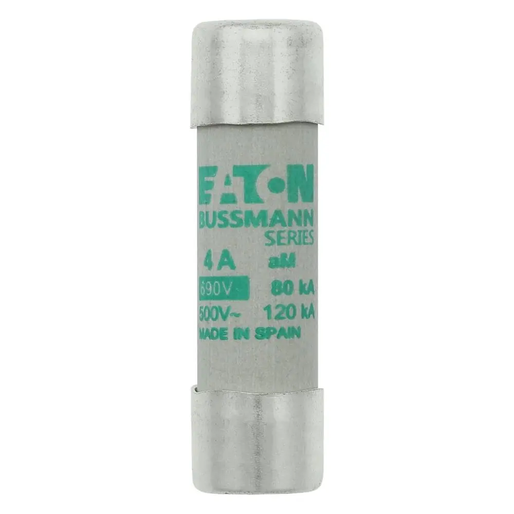 Produktfoto 1 von Eaton Eaton Bussmann Patronensicherung AM / 4 A 14 x 51 mm 690V Keramik Motorschutz-Zubehör