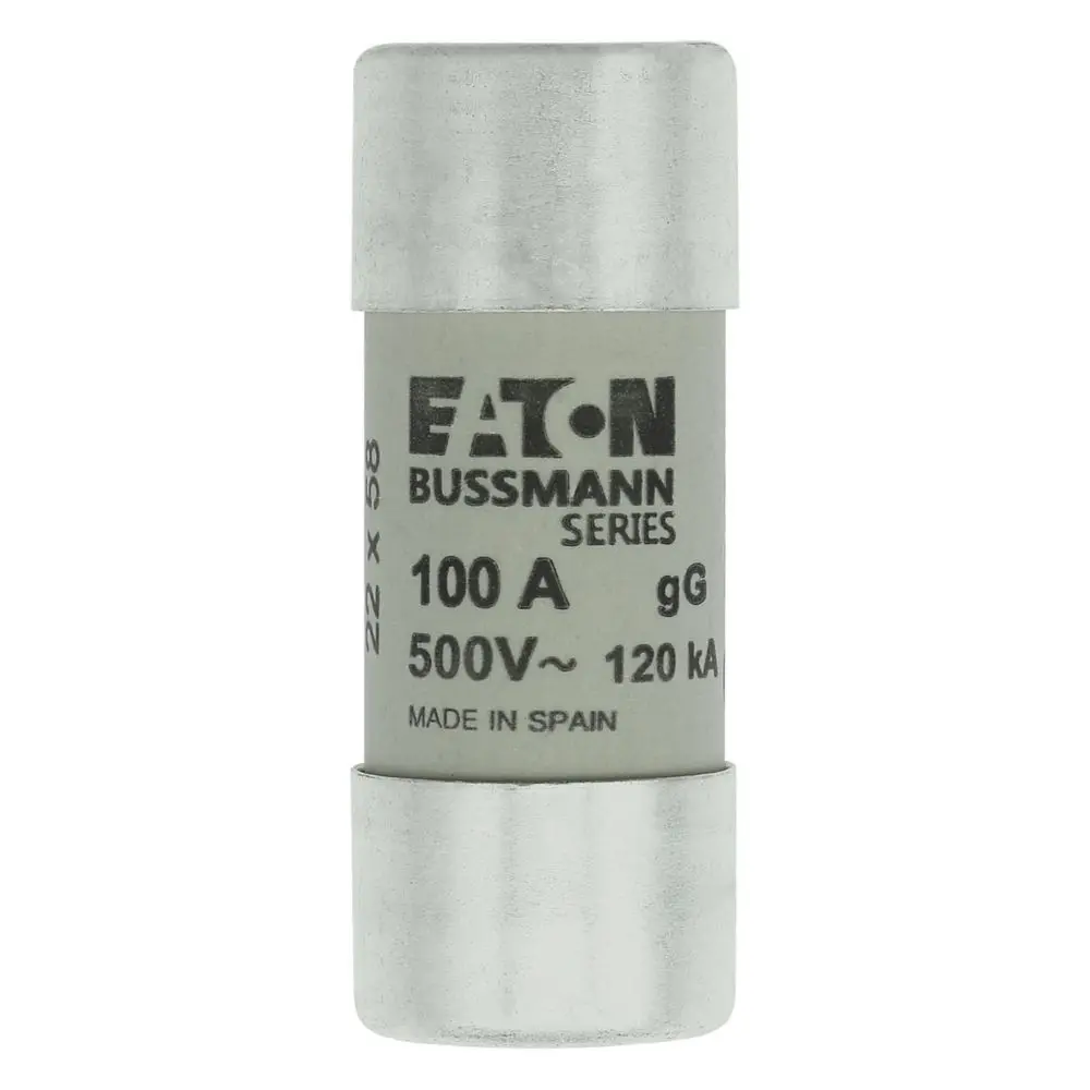 Produktfoto 1 von Eaton Eaton Bussman Patronensicherung gG / 100 A 22 x 58 mm 500V gG, gL