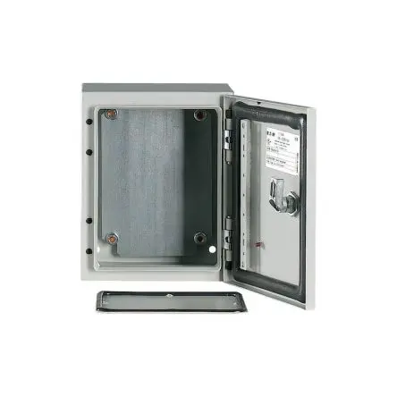Produktfoto 1 von Eaton xEffect CS Stahl Wandanschlusskasten Hellgrau IP66, HxBxT 250 mm, 200 mm x 150 mm