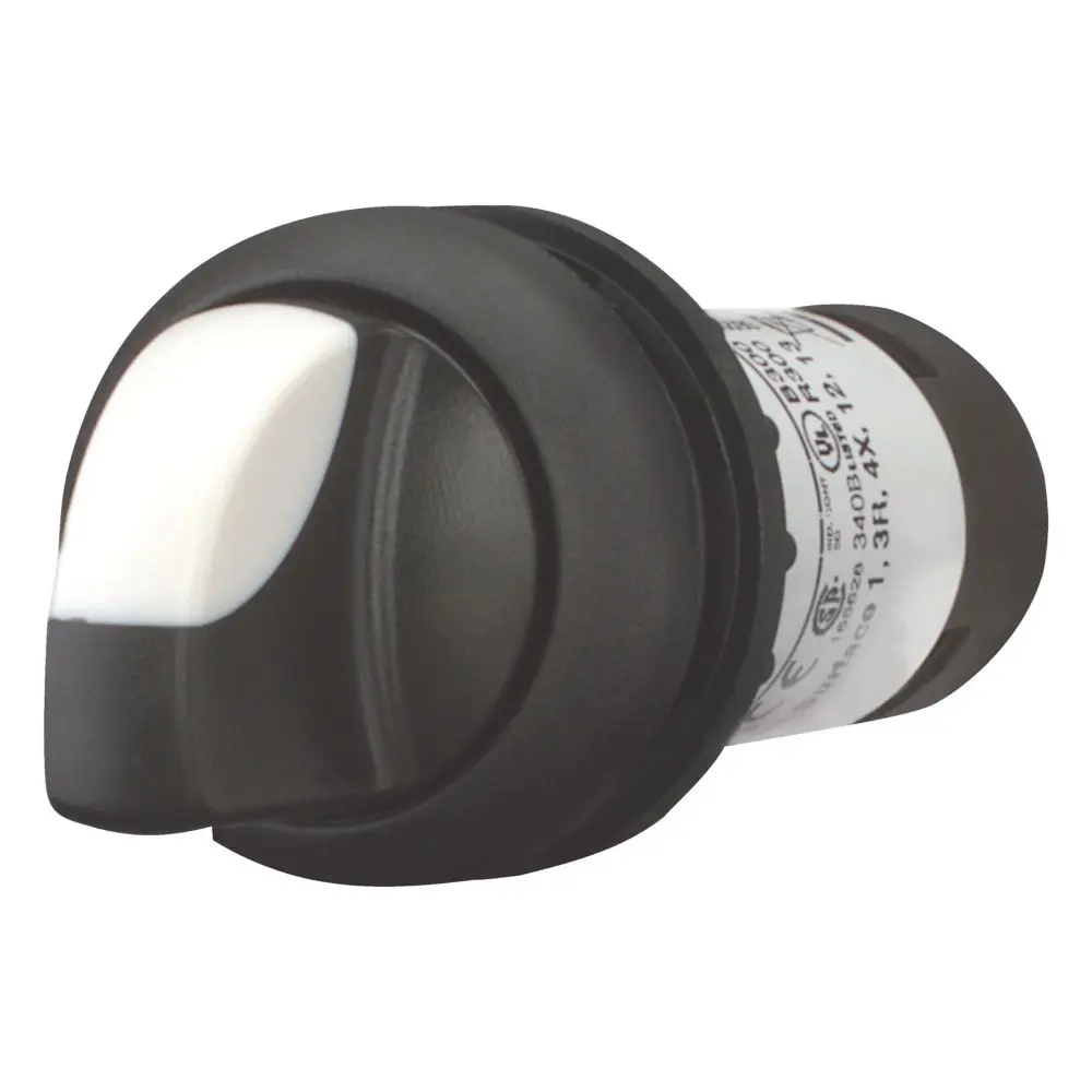 Eaton C22 Wahlschalter 2-Stufen Handkipphebel 22.5 mm IP65, 1 Schließer Wurfwinkel 40 °