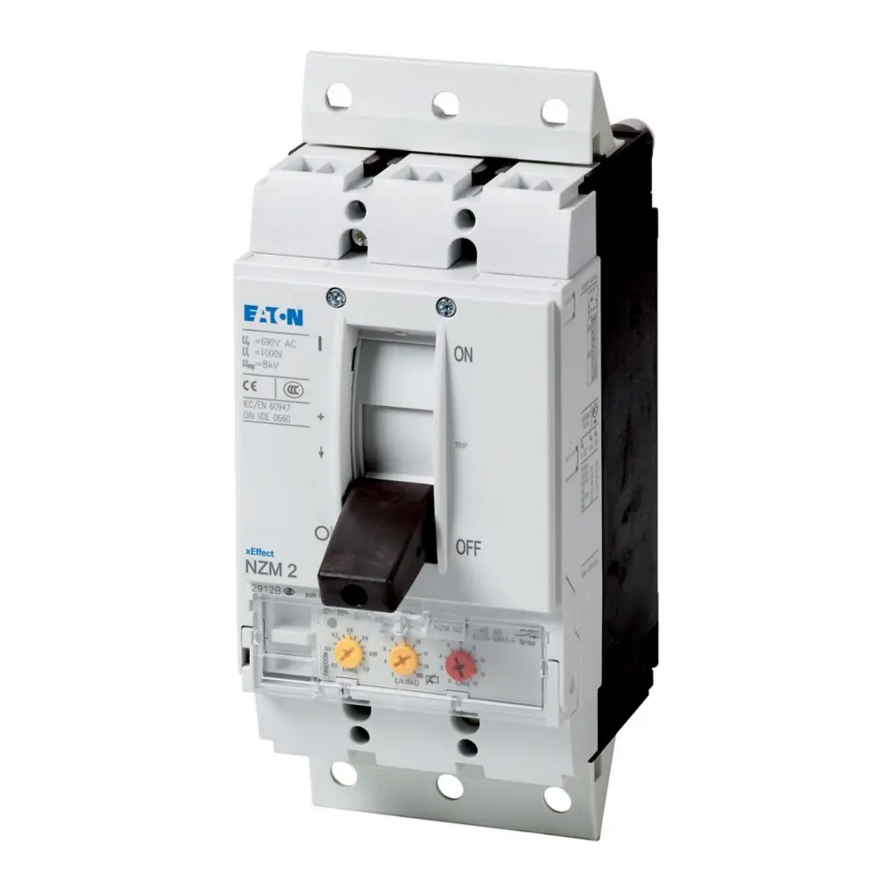 Produktfoto 1 von Eaton NZM NZM Elektronischer Schutzschalter 690 V 3, 140 A Feststehend 150 kA L. 180 mm x 105 mm
