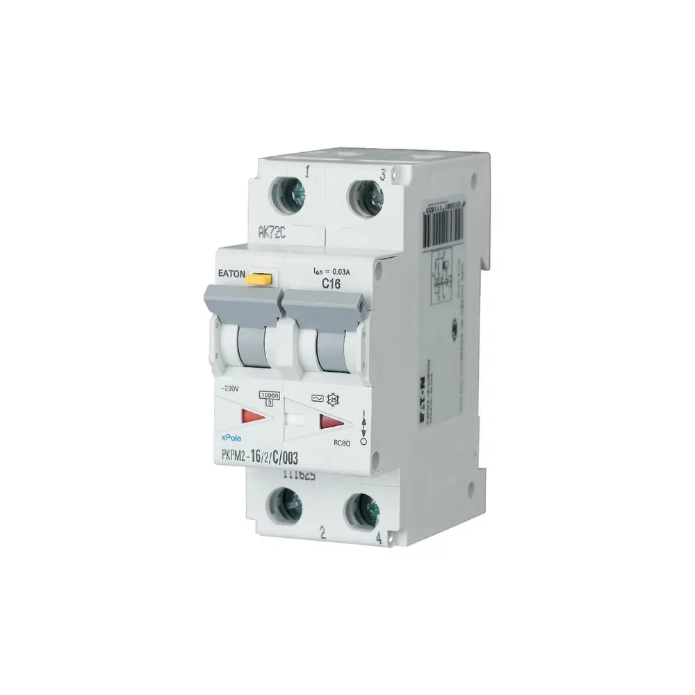 Produktfoto 1 von Eaton PKPM2 RCCB, 2-polig, 13A, 30mA Typ B Serie xPole 230V