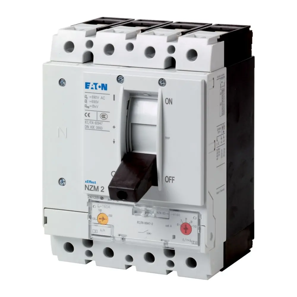 Produktfoto 1 von Eaton NZM NZM Elektronischer Schutzschalter 690V 4, 60 A DIN-Hutschiene L. 149 mm x 140 mm