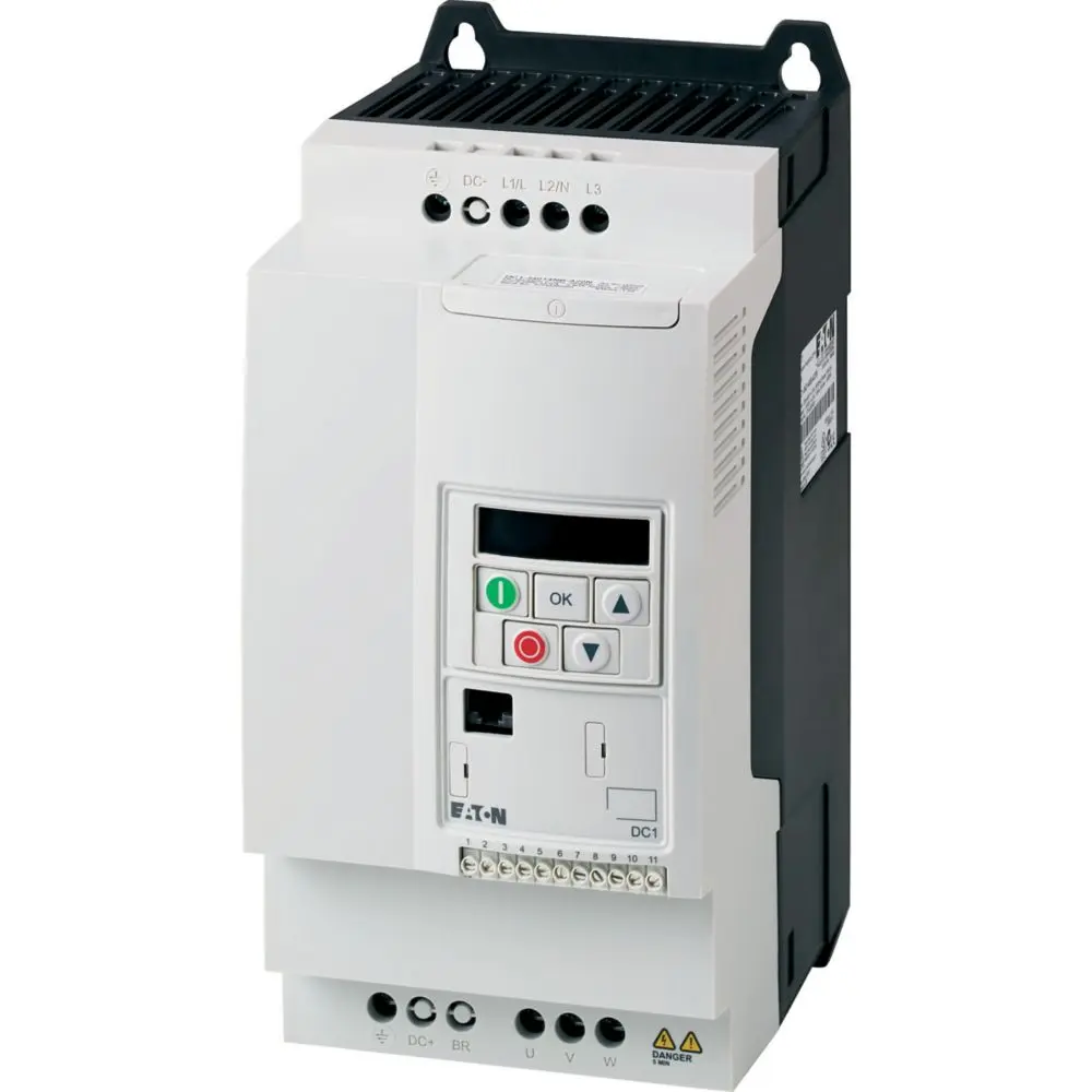 Eaton DC1 3-Phasen Frequenzumrichter 7.5 kW 10 V 36 A 500Hz