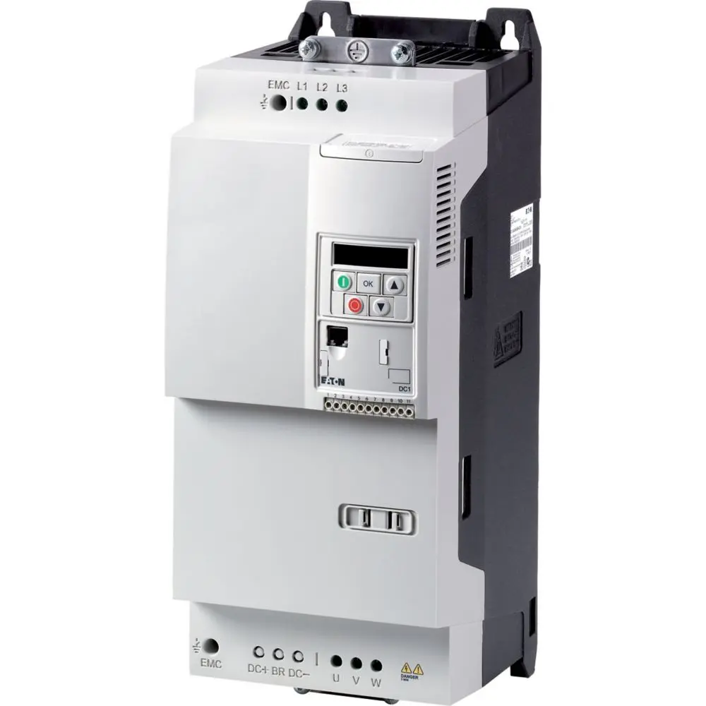 Eaton DC1 3-Phasen Frequenzumrichter 7.5 kW 230 V ac 30 A 500Hz