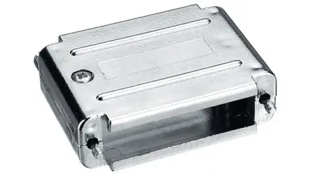 Produktfoto 1 von Encitech Connectors 6211 D-Sub-Gehäuse Gerade, 15-polig, Grau, aus Kunststoff