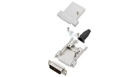 Produktfoto 1 von Encitech Connectors 6355 D-Sub-Hauben für Til kabel, 15 Kontakte, Stecker