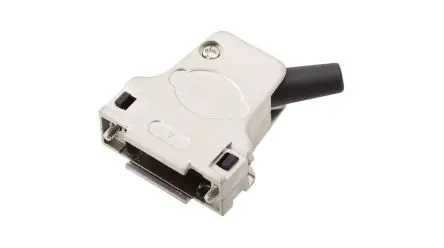 Produktfoto 1 von Encitech Connectors D45ZF15 Vollmetall-Haube für D-Sub konnektor, 15 Kontakte