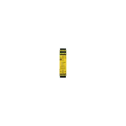 Produktfoto 1 von Pilz 787100 Sicherheitsrelais 24V dc, 3 Sicherheitskontakte, 1 Hilfsschalter, Automatisch und manuell EAC, EN 61326-3-1,