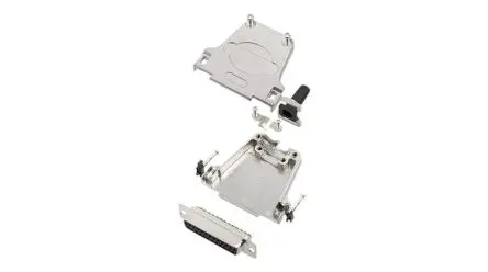 Produktfoto 1 von Encitech Connectors 6355 D-Sub-Hauben für Til kabel, 25 Kontakte, Buchse