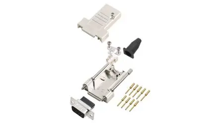 Produktfoto 1 von Encitech Connectors 6355 D-Sub-Hauben für Til kabel, 9 Kontakte, Stecker