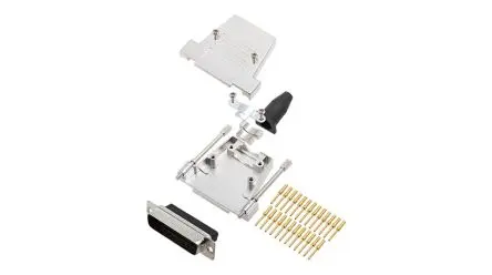 Produktfoto 1 von Encitech Connectors 6355 D-Sub-Hauben für Til kabel, 25 Kontakte, Stecker