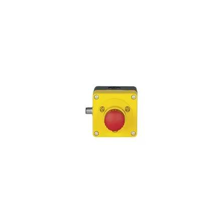 Produktfoto 1 von Pilz 400453 Not-Aus-Drucktaster, SMD, Ø 55 mm, DPST, Gelb, 72mm, x 103 mm