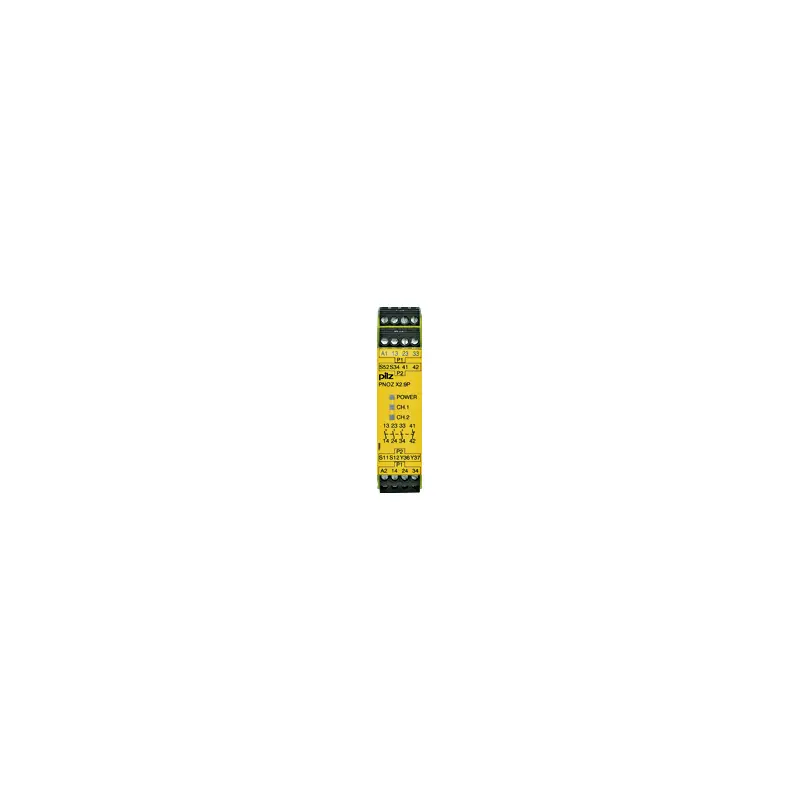 Produktfoto 1 von Pilz 777300 Sicherheitsrelais, 24V dc, 1, 2-Kanal, 3 Sicherheitskontakte Sicherheitsrelais, 1 Hilfsschalter