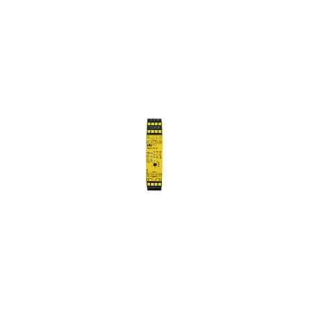 Produktfoto 1 von Pilz 787 Sicherheitsrelais 24V dc, 3 Sicherheitskontakte, Automatisch und überwacht CE, EN 61000-6-2, EAC, EN 60947-5-1,