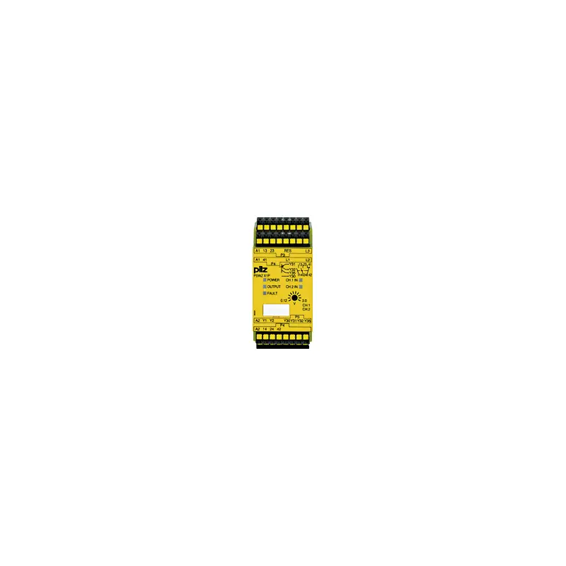 Pilz 787 Sicherheitsrelais, 24 → 240V ac/dc, 2 Sicherheitskontakte Sicherheitsüberwachung, 1 Hilfsschalter