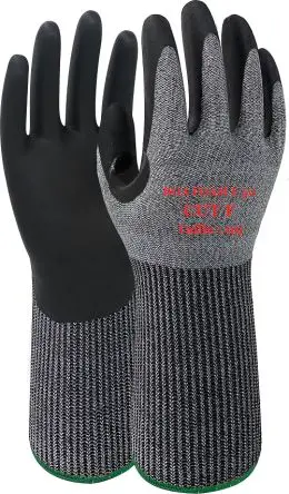 Produktfoto 1 von GUYARD BOA FOAM F30 Arbeitshandschuhe Größe 7 HPPE Schwarz Nitrilschaum 10