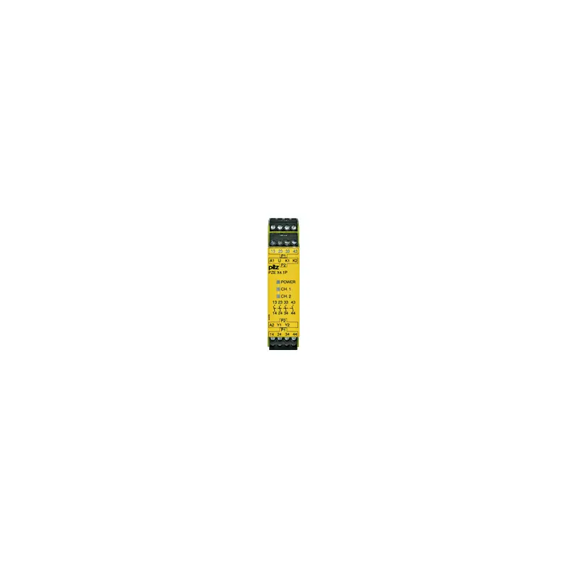 Produktfoto 1 von Pilz 777587 Expansion Module, 24V dc, 1, 2-Kanal, 4 Sicherheitskontakte Erweiterungsmodul