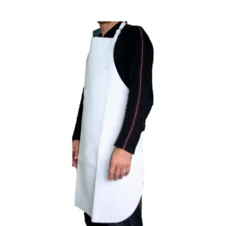 Produktfoto 1 von GUYARD Schürze Wiederverwendbar Weiß Leder, L 90 mm