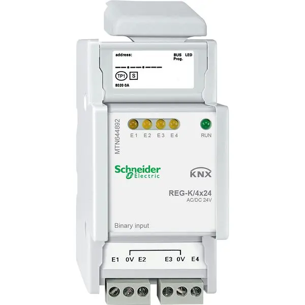 Produktfoto 1 von Schneider Electric KNX Klemmenelement Binäreingang für SPS