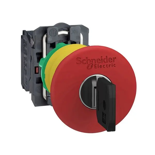 Produktfoto 1 von Schneider Electric XB5A Druckschalter Schleichkontakt Schraubanschlussklemme Ø 22 mm, 1 Öffner 600 V ac, IP66, IP67,