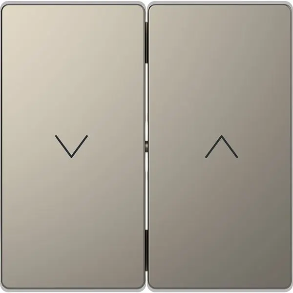 Produktfoto 1 von Schneider Electric Merten Blind- und Rollensteuerschalter Nickel T. 27 mm H. 71 mm B. 71 mm IP20