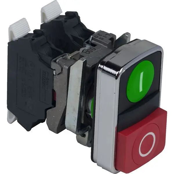 Produktfoto 1 von Schneider Electric Harmony XB4 Drucktastenkopf Ø 22.5 mm, Grün Federrückstellung Rund, IP66