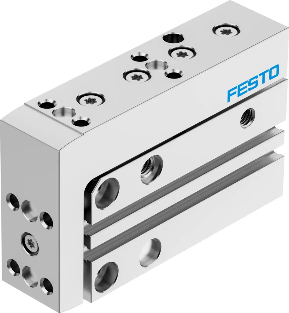Produktfoto 1 von Festo DGSS DGSS-10-30-E1A Pneumatik-Führungszylinder 30 mm Doppeltwirkend, Bohrung Ø 10 mm bis 8 bar