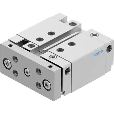 Produktfoto 1 von Festo DFM DFM-25-20-B-PPV-A-GF Pneumatik-Führungszylinder doppeltwirkend mit Gleitlager, Bohrung Ø 25mm / Hub 20mm
