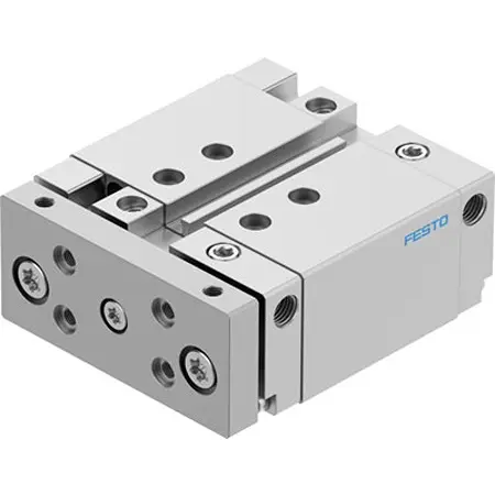 Produktfoto 1 von Festo DFM DFM-25-25-B-PPV-A-GF Pneumatik-Führungszylinder doppeltwirkend mit Gleitlager, Bohrung Ø 25mm / Hub 25mm