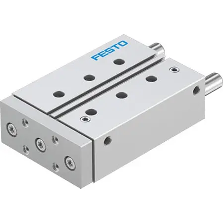 Produktfoto 1 von Festo DFM DFM-32-100-P-A-KF-F1A Pneumatik-Führungszylinder 100 mm Doppeltwirkend, Bohrung Ø 32 mm bis 1 Mpa